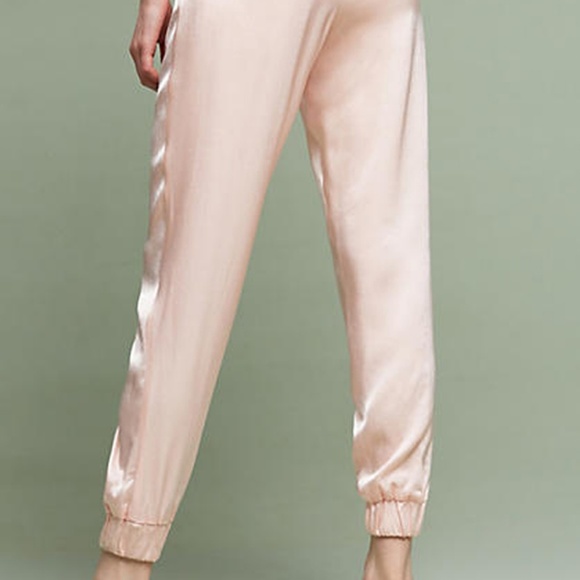 Anthropologie Drew Jumpsuit Pink Strapless Shimmer - Picture 5 of 8